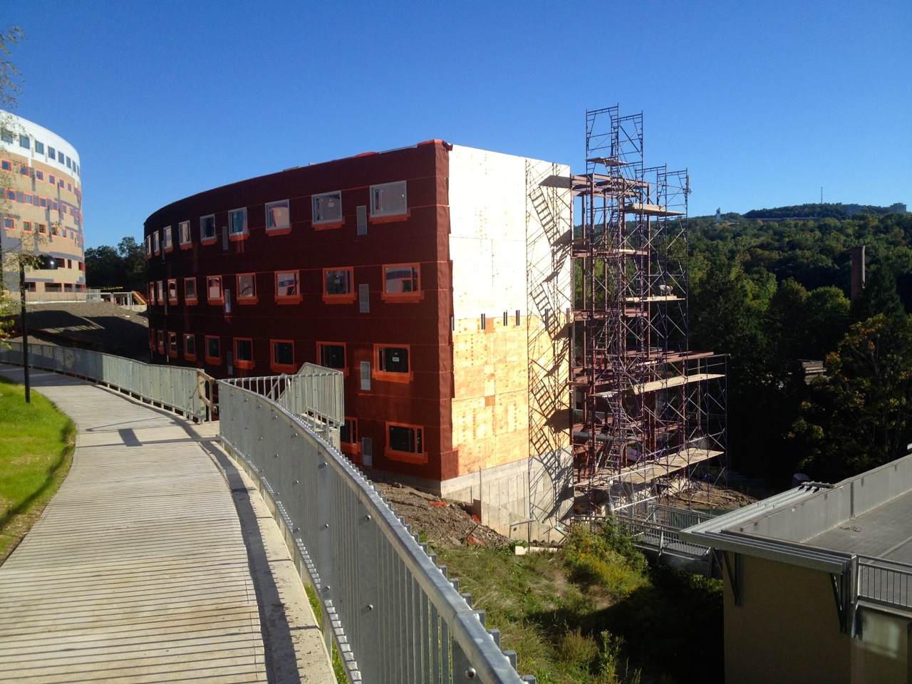 Ithaca Builds « Collegetown Terrace Building 5 Framing & Scaffolding Updated Photos